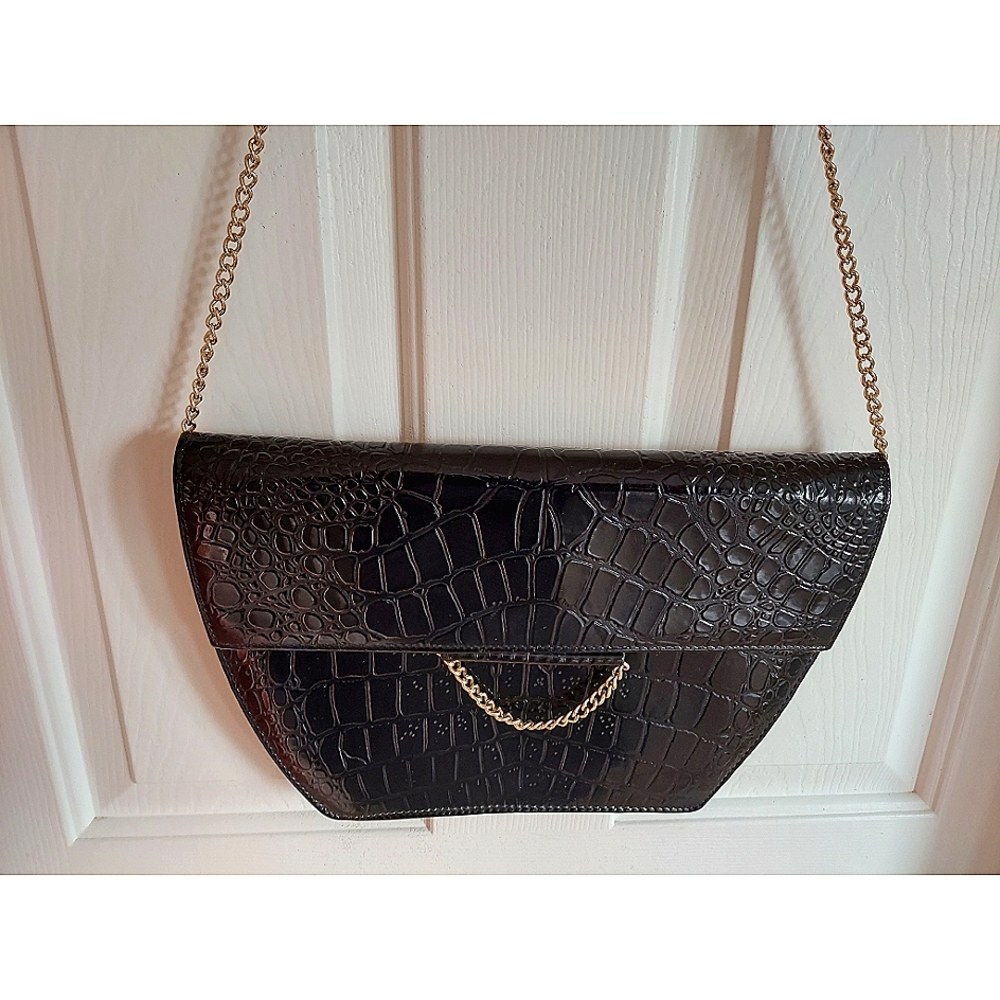 Vintage black bag. Bought overseas. Genuine leather.